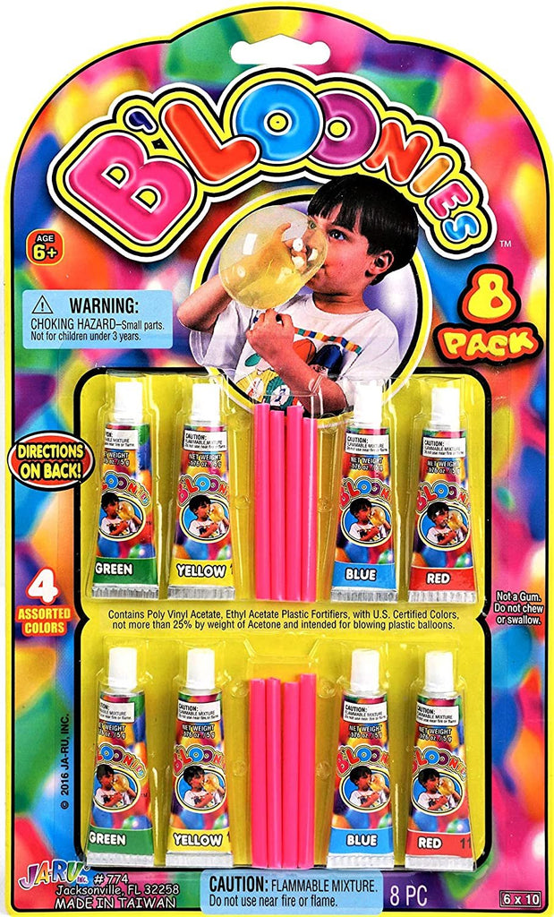 Bloonies Magic Plastic Bubbles Variety Pack (8 Tubes per Pack) by Ja-R –  Fun a Ton