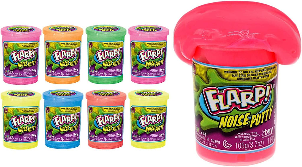 Flarp Noise Putty Scented (4 Units Assorted) by JA-RU. Squishy Sensory Toys  for Easter, ADHD Autism Stress Toy, Great Party Favors Fidget for Kids and