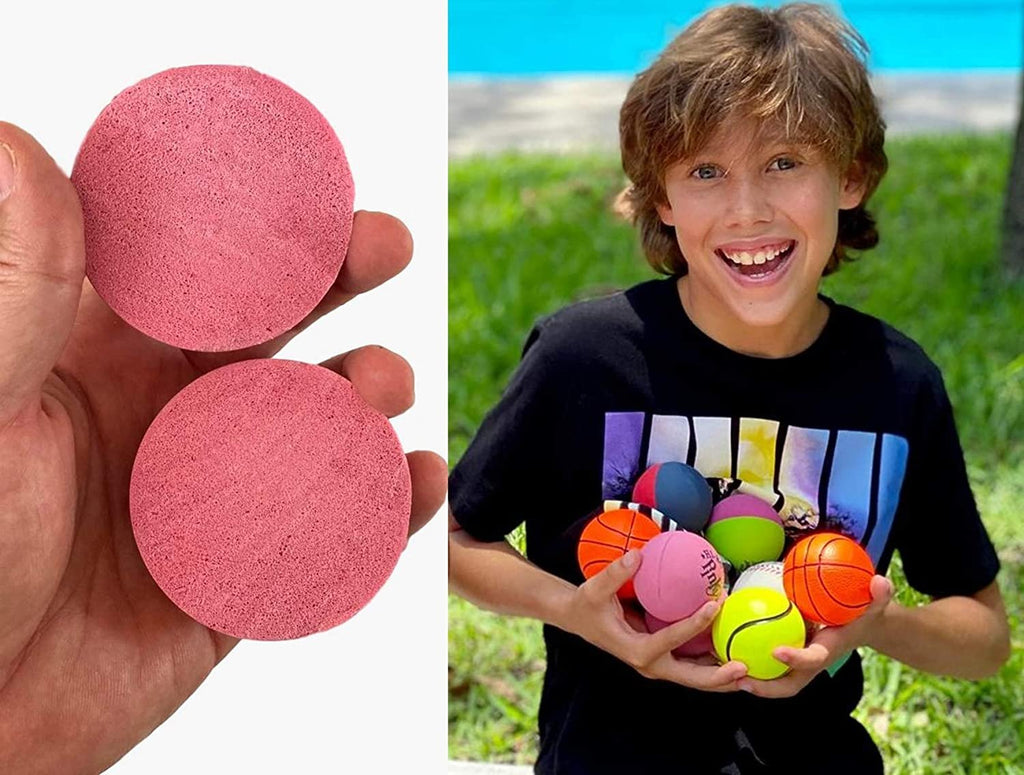 JA-RU Hi-Bounce Pinky Ball (4 Pack) Rubber-Handball Bouncy Balls for K –  Fun a Ton