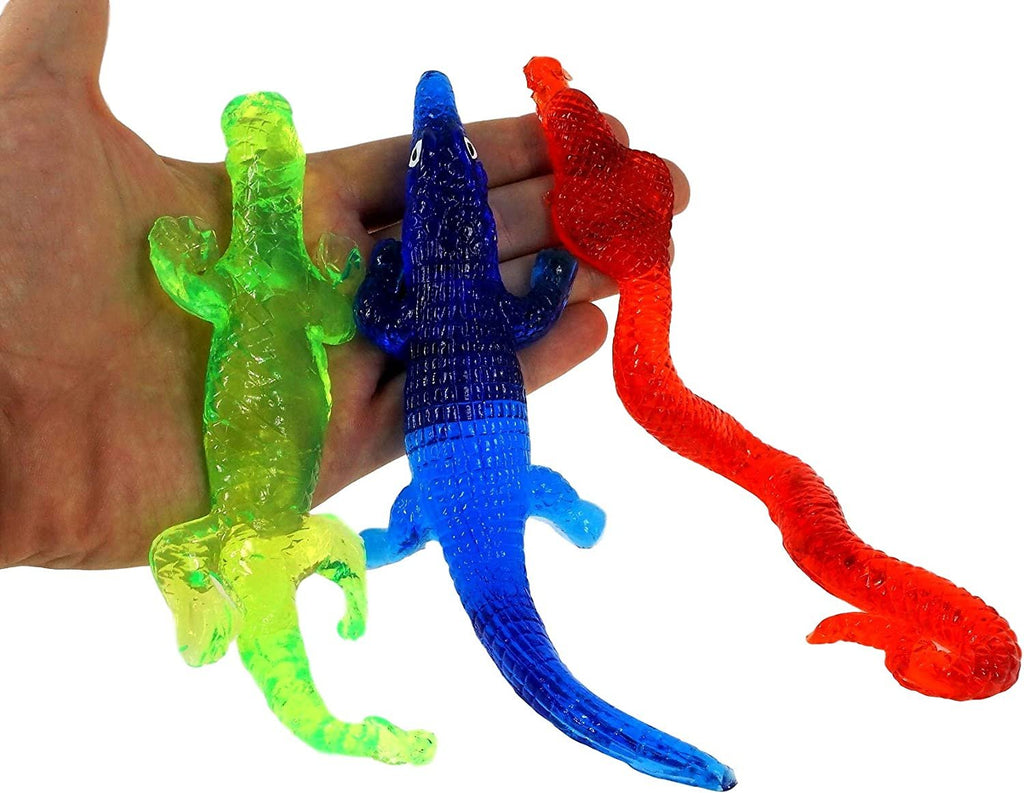 20 Pcs Sticky Toy Super Stretchy Lizard Toys Sticky Hands For Kids