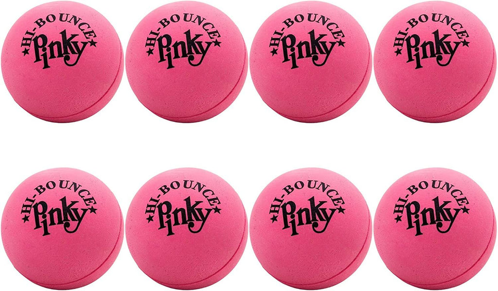 JA-RU Hi-Bounce Pinky Ball (8 Pack) Rubber-Handball Bouncy Balls for Kids and Adults. Small Pink Stress Bounce Ball. Indoor and Outdoor Sport Party Favors. Bouncing Throwing Play Therapy. 976-8A
